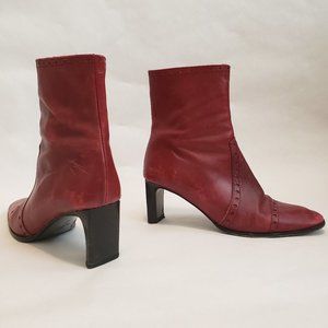 Sesto Meucci booties with thin block heel